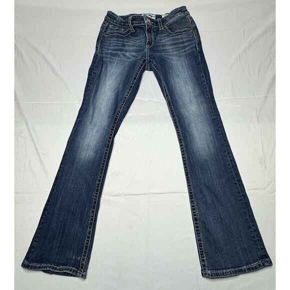 Daytrip Denim - Daytrip Jeans Women's Virgo Bootcut Dark Wash Blue Jeans - Size 28x32